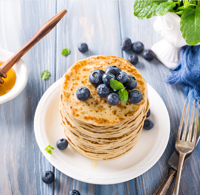 Healthy Chestnut Flour Pancakes: Nutritious Fall Breakfast